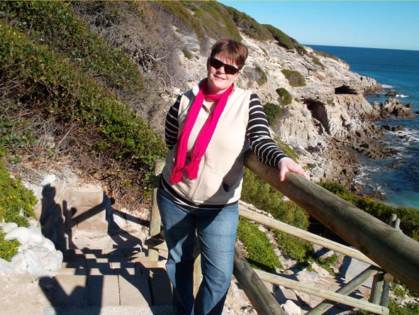 Ramona Rubach - enjoying a scenic coastal walk